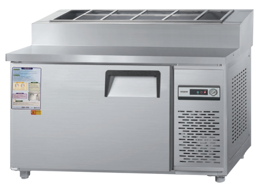 우성 업소용 토핑 냉장고 900 테이블 식당 카페 대형 영업용